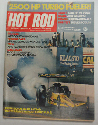 Hot Rod Magazine West Coast Van Nationals January 1975 NO ML 050615R