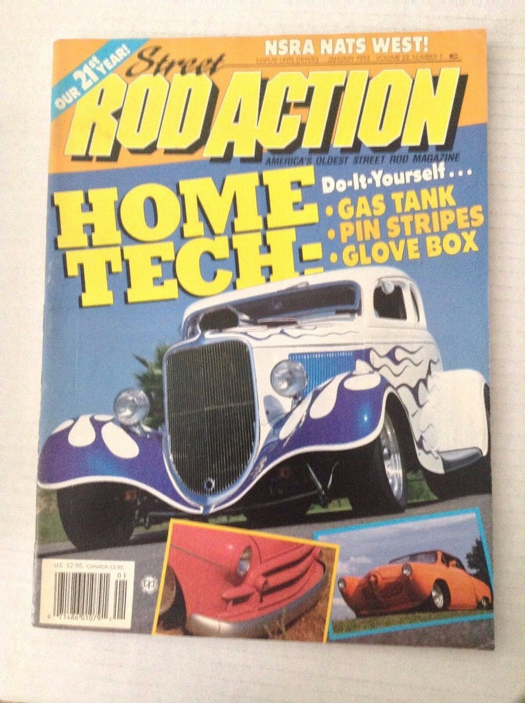 Rod Action Magazine Gas Tank Pin Stripes DIY January 1993 031417NONRH