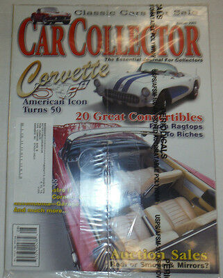 Car Collector Magazine American Icon Corvette Turns 50 August 2003 030415R