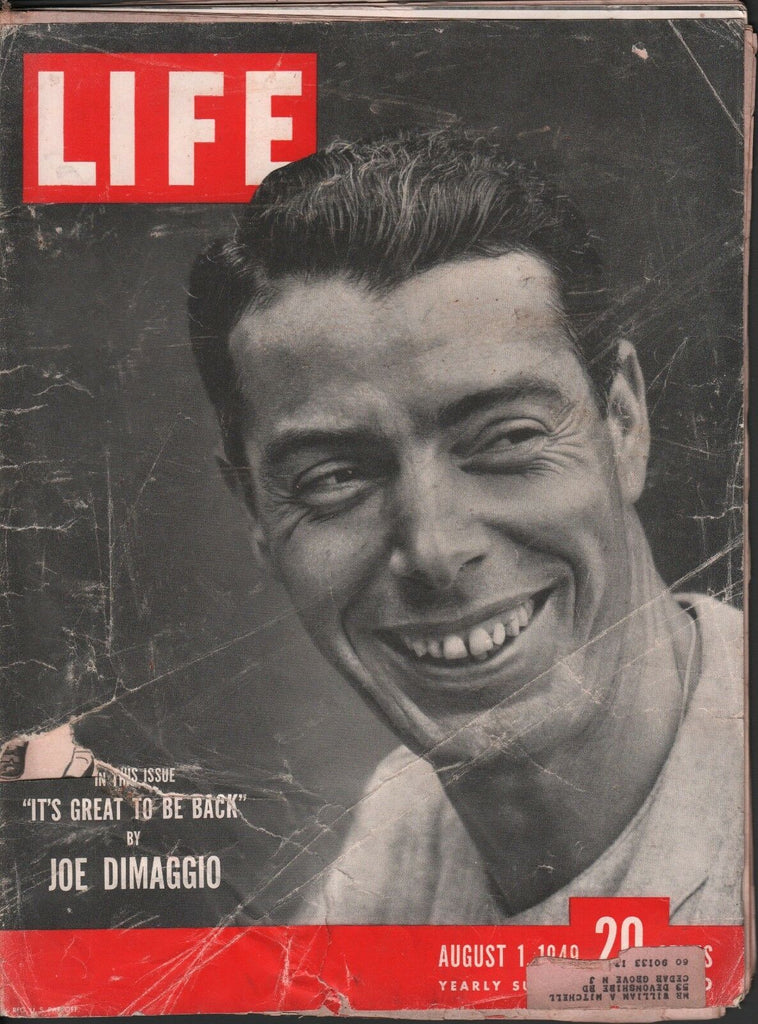 Life Magazine August 1949 Joe Dimaggio 062618DBE