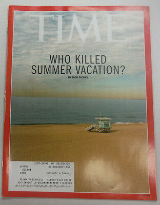 Time Magazine Who Killed Summer Vacation June 2015 061215R