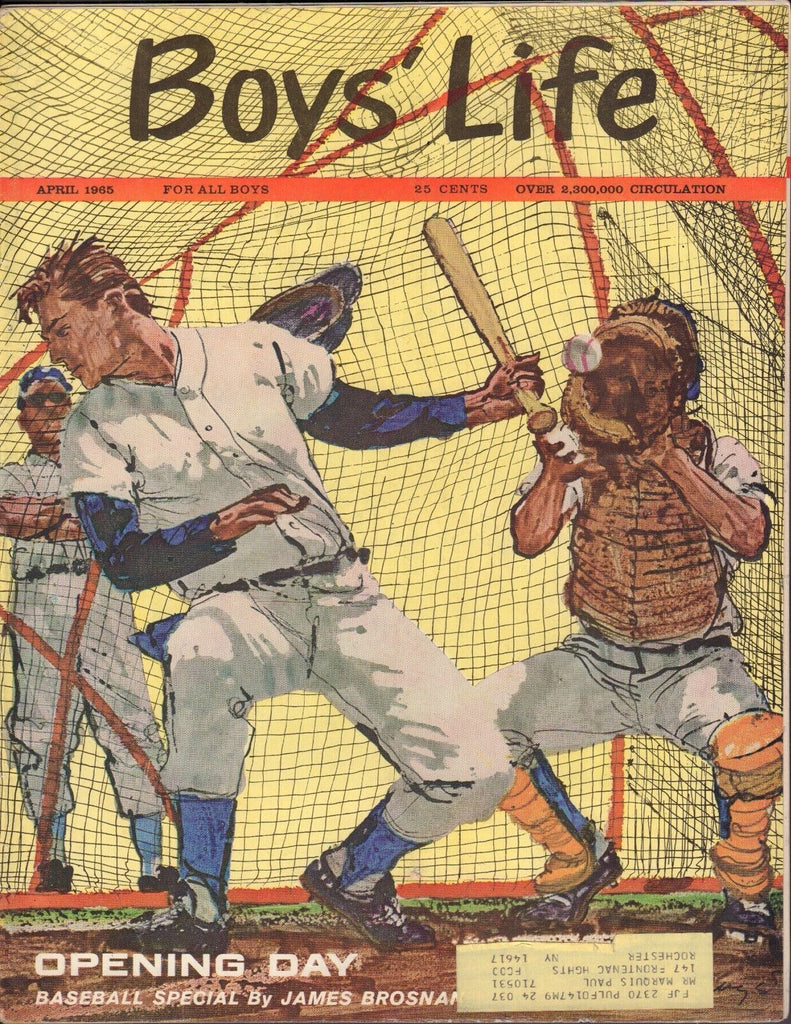 Boy's Life April 1965 Opening Day w/ML 011617DBE