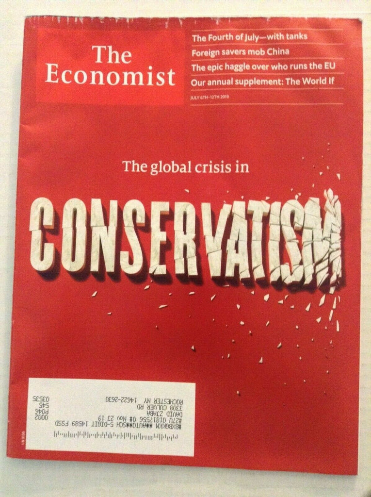 The Economist The Global Crisis In Conservationism July 6-12, 2019 081419nonrh