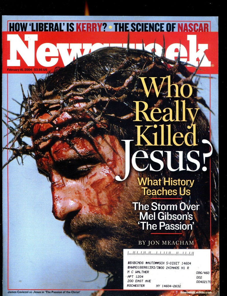 Newsweek Magazine February 16 2004 Who Really Killed Jesus? EX w/ML 122316jhe