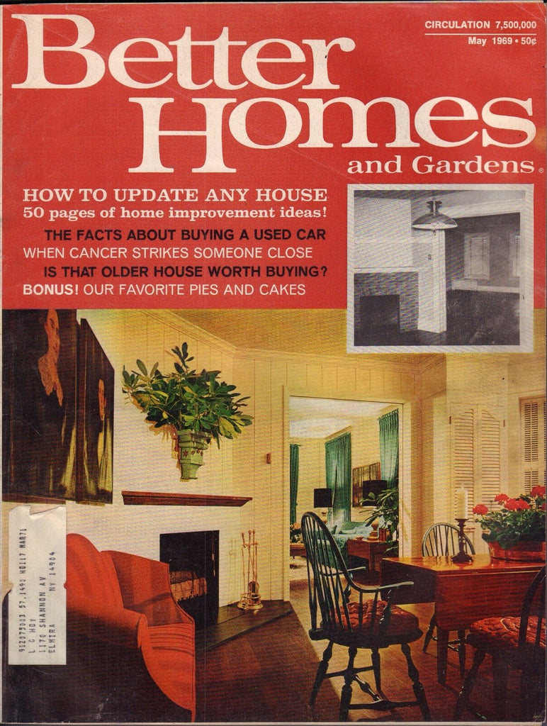 Better Homes and Gardens May 1969 How to Update Any House w/ML 011117DBE