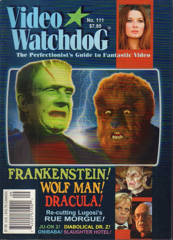 Video Watchdog no.111 Frankenstein Wolf Man Rue Morgue 021318DBE