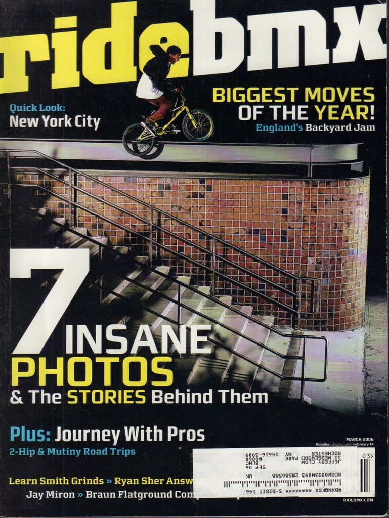 Ride BMX March 2006 Jay Miron, Ryan Sher w/ML 022817nonDBE