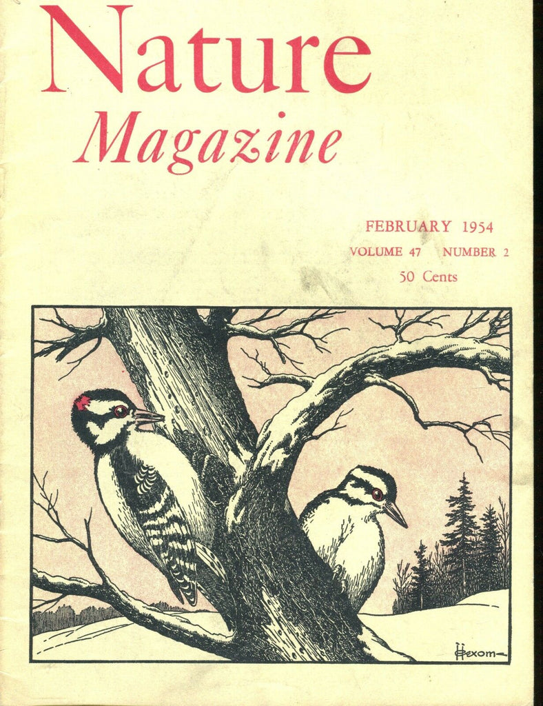 Nature Magazine February 1954 EX w/ML On Back 012017jhe