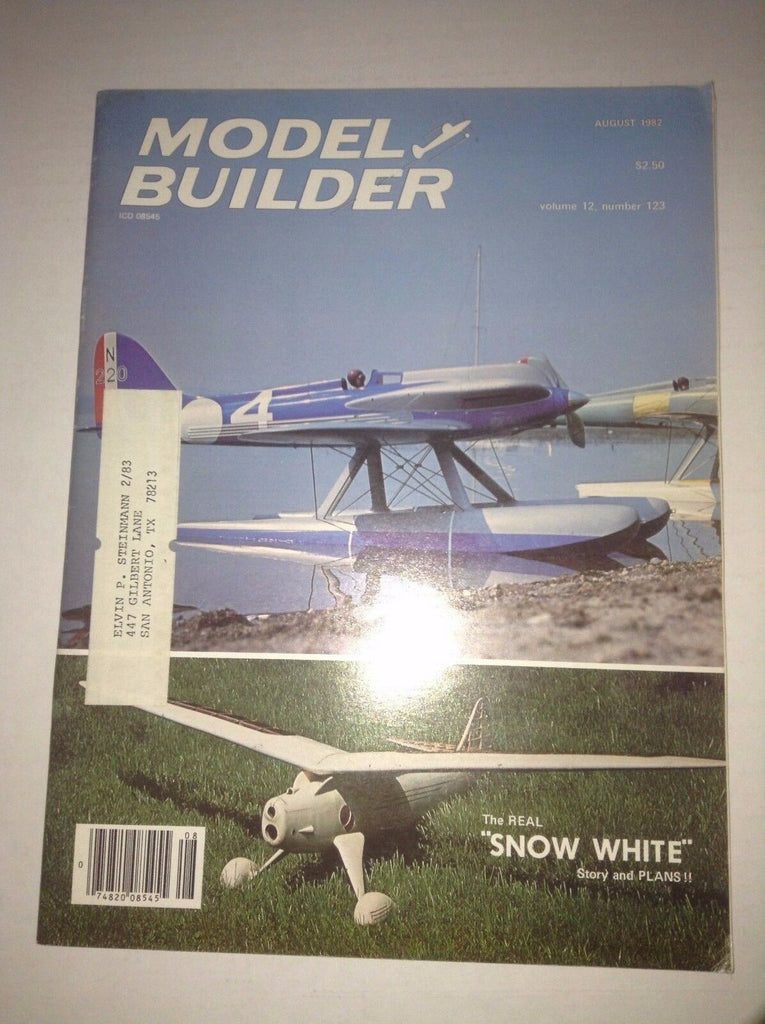 Model Builder Magazine Snow White Model & Plans August 1982 041717nonrh