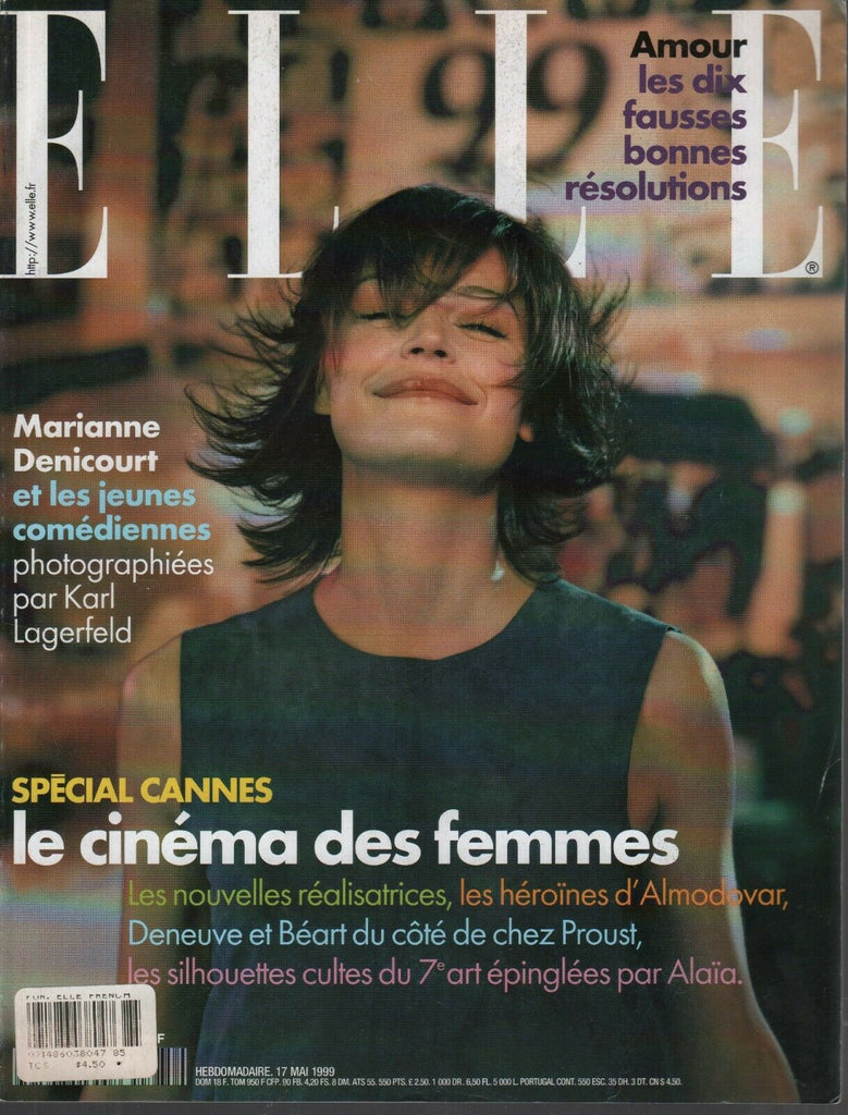 Elle French Fashion Magazine 17 Mai 1999 Marianne Denicourt 092719AME