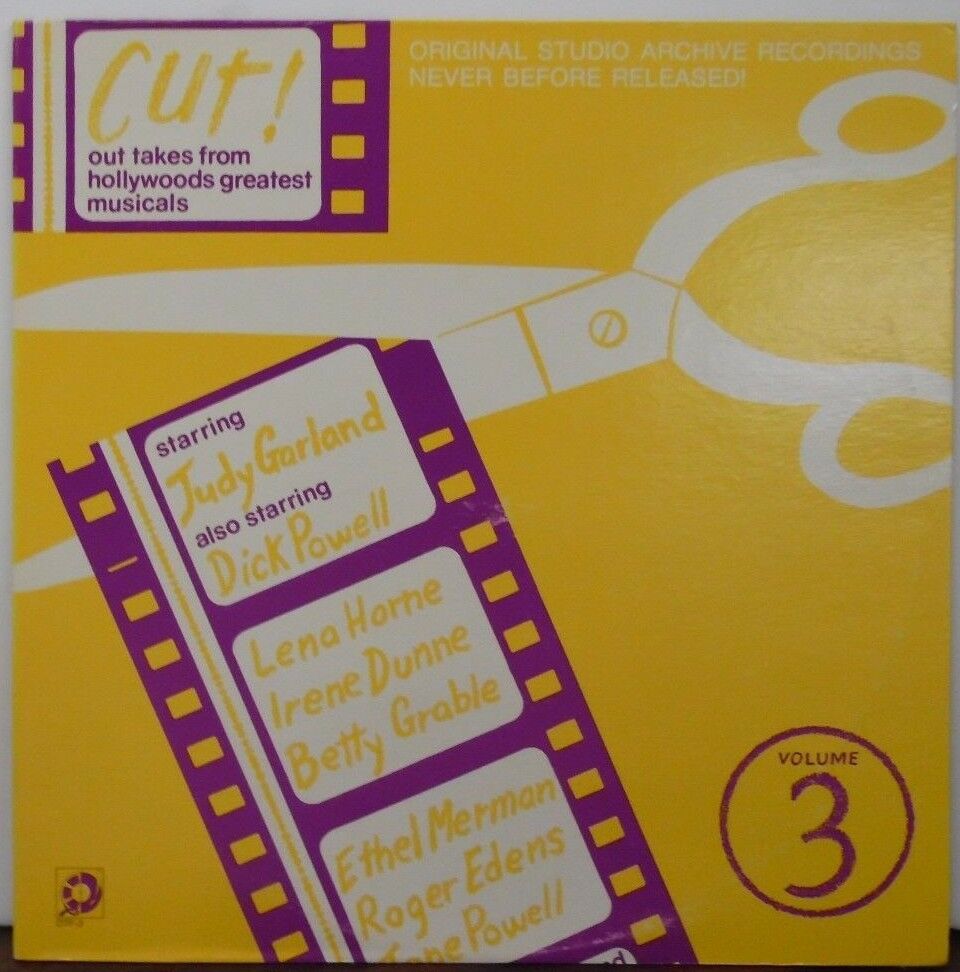 Cut Out Takes from Hollywoods greatest musicals Vol 3 Judy Garland 042918LLE