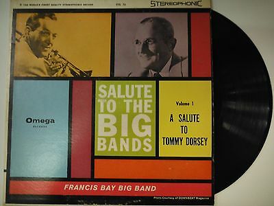 33 RPM Vinyl Tommy Dorsey Vol 1 A Salute to T Dorsey Omega Rec Stereo 020515SM