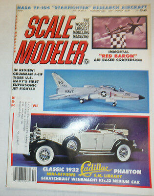 Scale Modeler Magazine Immortal Red Baron Grumman F-11F February 1981 040915R