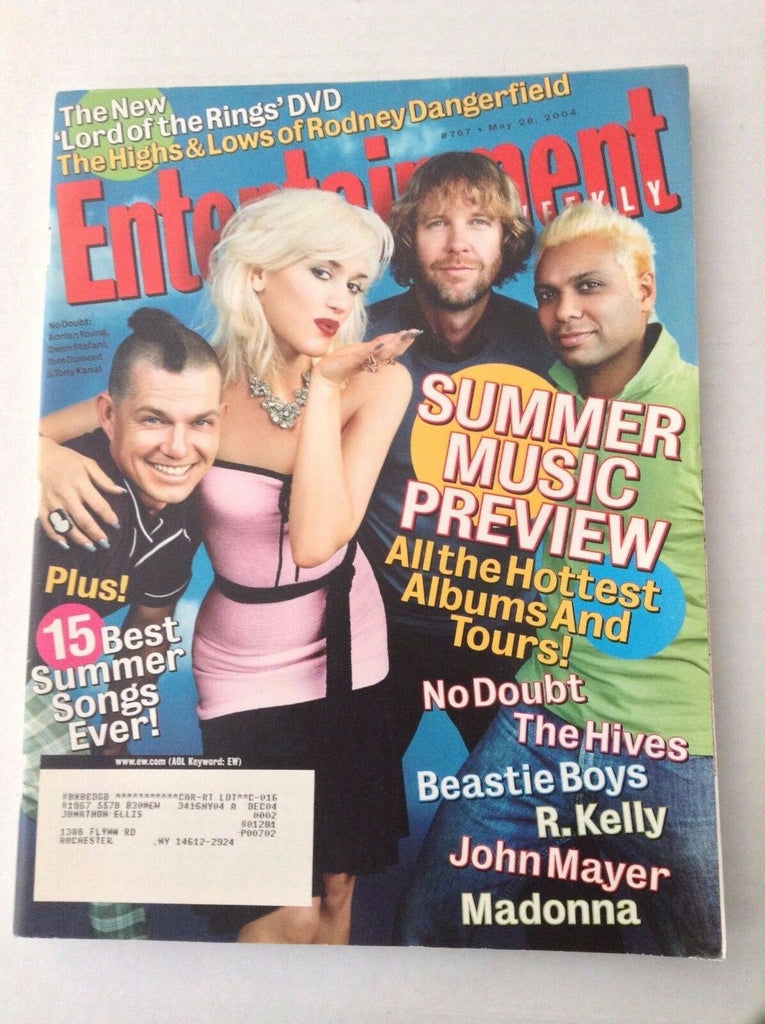 Entertainment Weekly Magazine No Doubt Beasties May 28, 2004 031917NONRH