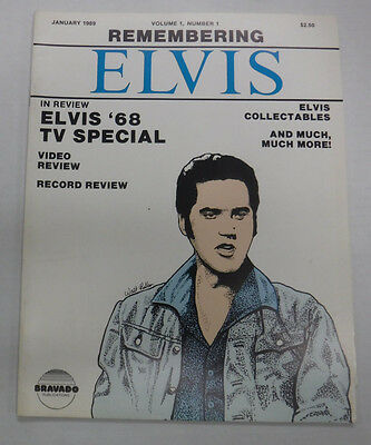 Remembering Elvis Magazine Elvis '68 TV Special January 1989 071315R
