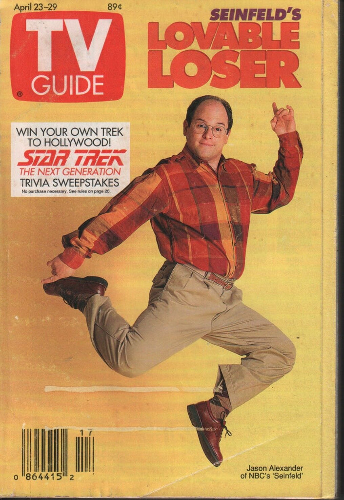 TV Guide Digest April 23-29 1994 Jason Alexander Seinfeld 012219AME