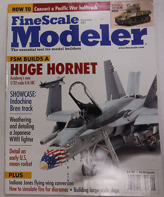FineScale Modeler Magazine Huge Hornet & Indochina September 2003 042515R