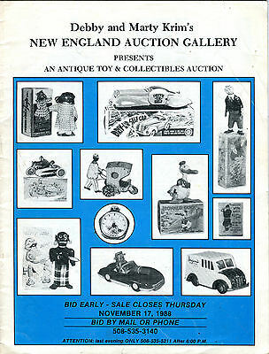 New England Auction Gallery Catalog November 17 1988 EX 081116jhe