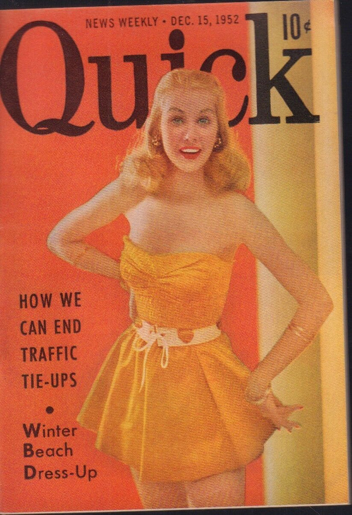 Quick News Weekly December 15 1952 Carolyn Schnurer Cheesecake Pin Up 091318AME