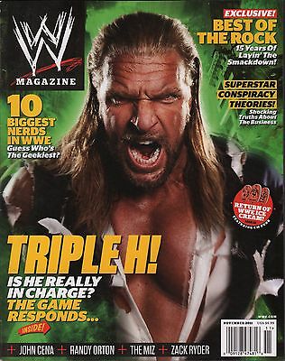 WWE Magazine November 2011 Triple H EX 121015DBE