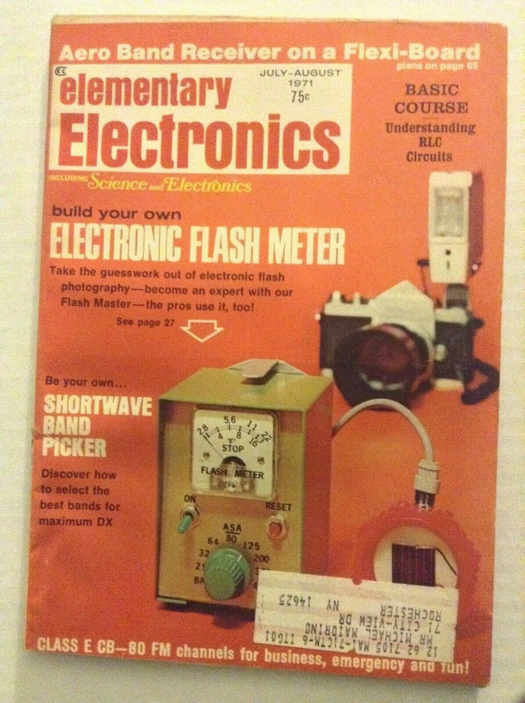 Elementary Electronics Mag Electric Flash Meter July/August 1971 090419nonrh