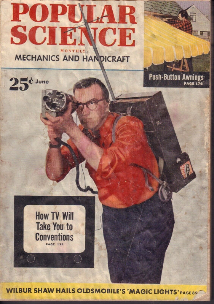 Popular Science Magazine June 1952 Conventions TV 072717nonjhe