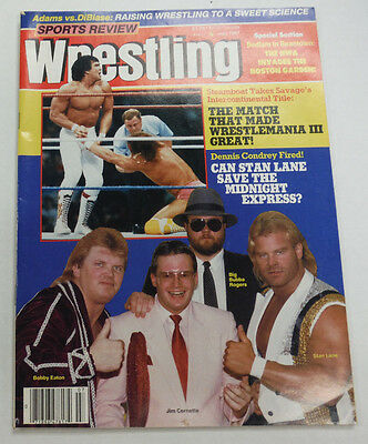 Sports Review Wrestling Magazine Dennis Condrey Rick Steamboat July 1987 092014R