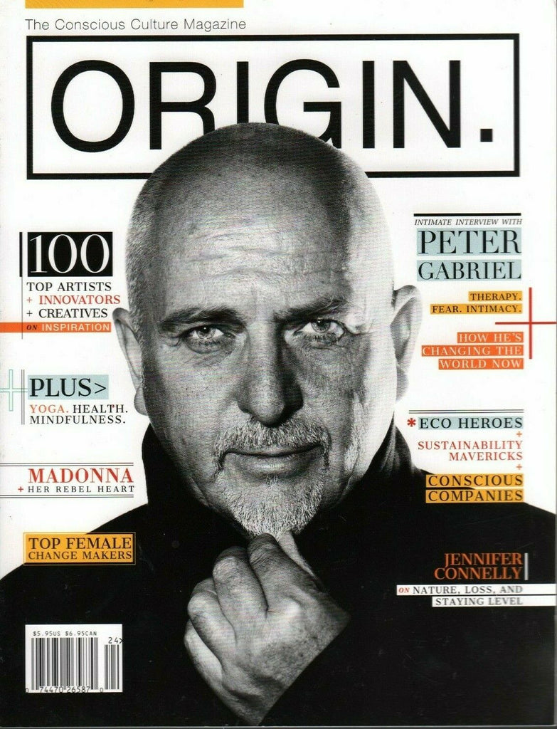 Origin Magazine Duel Cover Issue 24 Peter Gabriel Madonna 022420AME