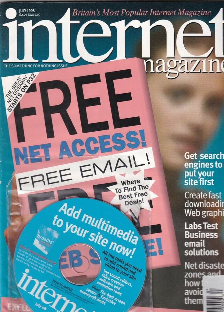 Internet Magazine Using Search Engines For Your Site July 1998 100919nonr