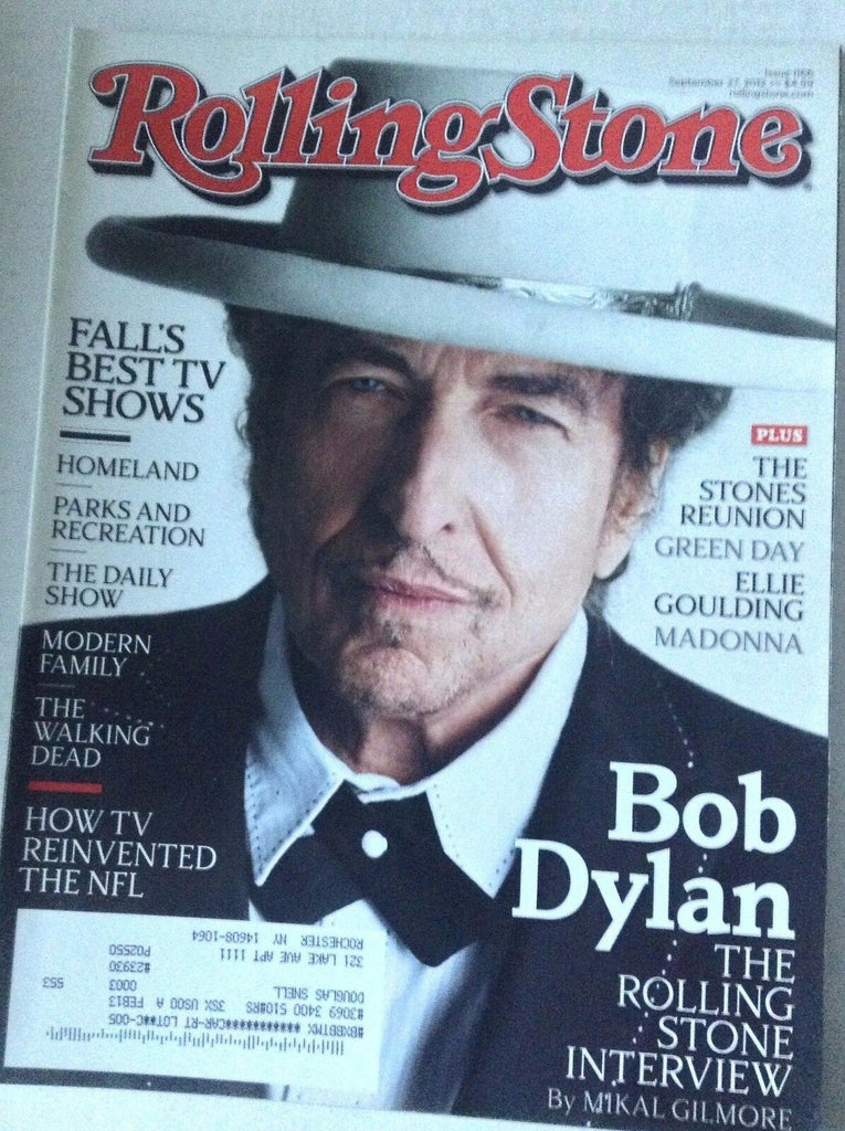 Rolling Stone Magazine Bob Dylan Green Day September 27, 2012 062117nonrh