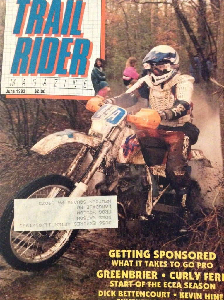 Trail Rider Magazine Getting Sponsored What It Takes June 1993 011019nonrh
