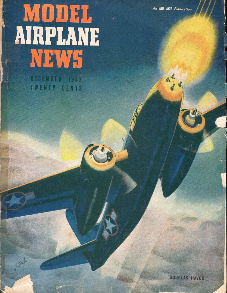 Model Airplane News Magazine December 1943 Douglas Havoc GD 042017nonjhe