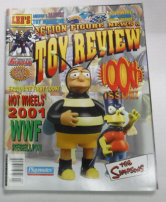 Toy Review Magazine The Simpsons Gundam WWF February 2001 100th Issue 082115R
