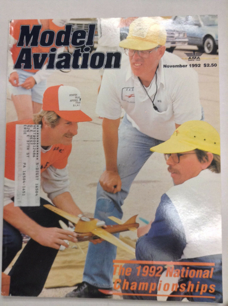 Model Aviation Magazine 1992 National Championships November 1992 040917nonrh