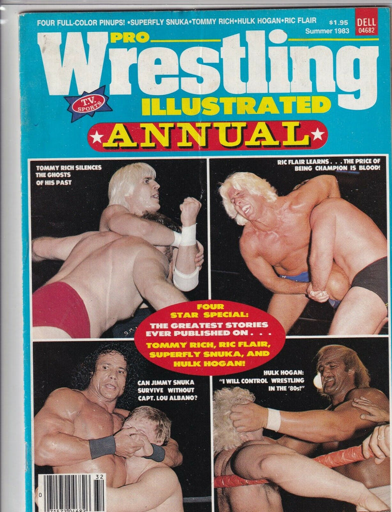 Pro Wrestling Illustrated Ric Flair Tommy Rich Hulk Hogan Summer 1983 061019nonr