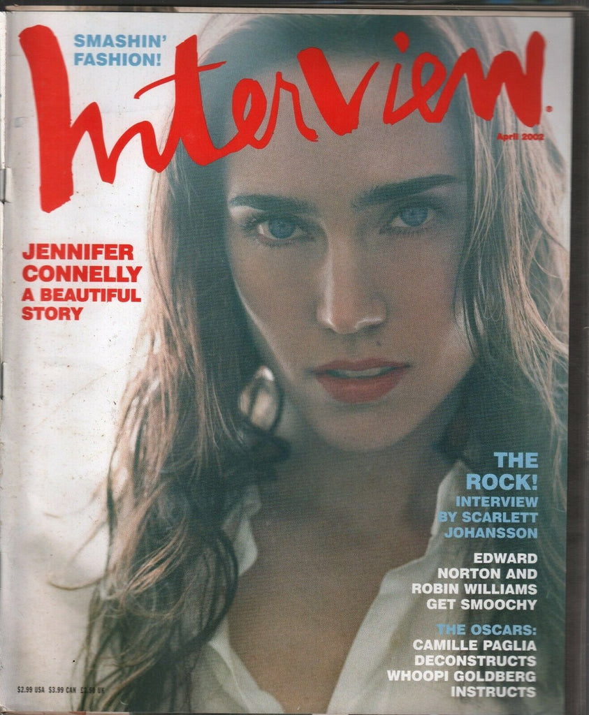 Interview Magazine April 2002 Jennifer Connelly Edward Norton 100219AME2