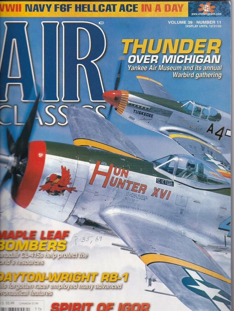 Air Classics Magazine Yankee Air Museum Warbird Gather November 2003 051719nonr