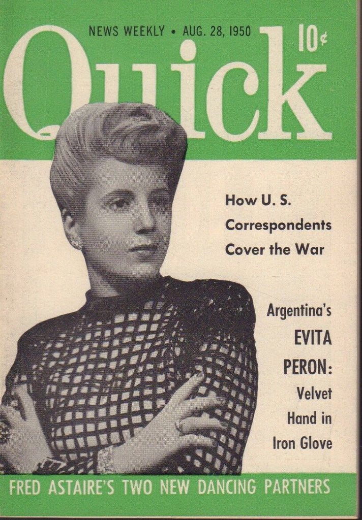 Quick News Weekly August 28 1950 Evita Peron Cheesecake Pin Up 091318AME