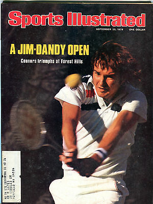 Sports Illustrated Magazine September 20 1976 Jimmy Connors EX 041216jhe