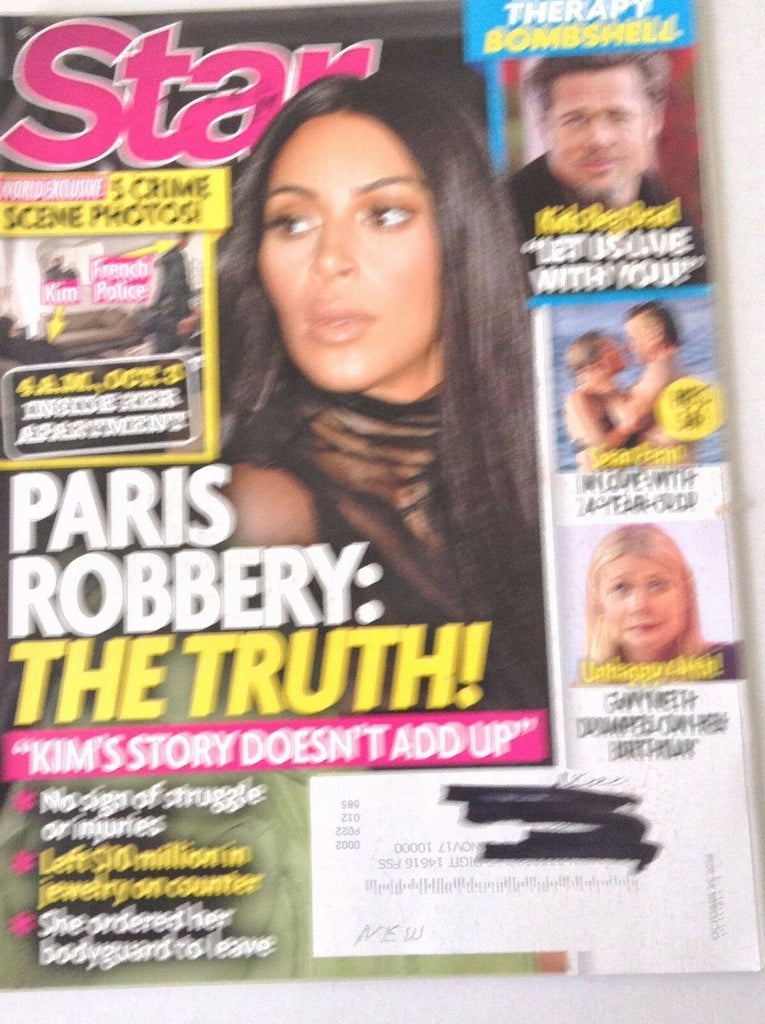Star Magazine Kim Kardashian Gwyneth Paltrow October 24, 2016 042917nonrh2