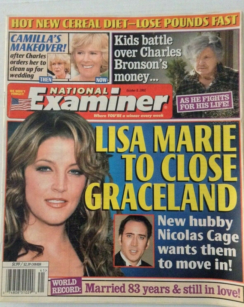 National Examiner Lisa Marie Nicolas Cage October 8, 2002 02279nonrh