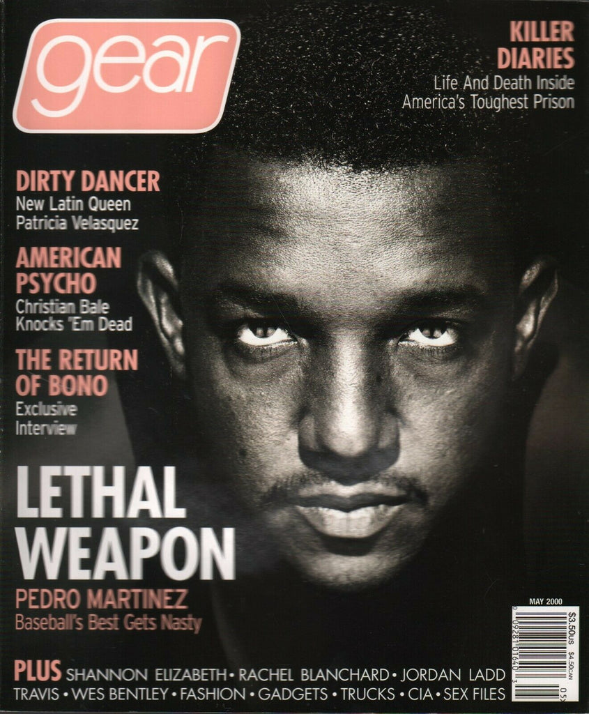 Gear Men's Magazine May 2000 Pedro Martinez Shannon Elizabeth Bono 020520AME