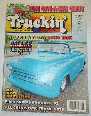 Truckin' Magazine New Chevy Lowering Trix September 1992 041315R