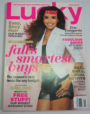 Lucky Magazine Eva Longoria September 2012 021713R