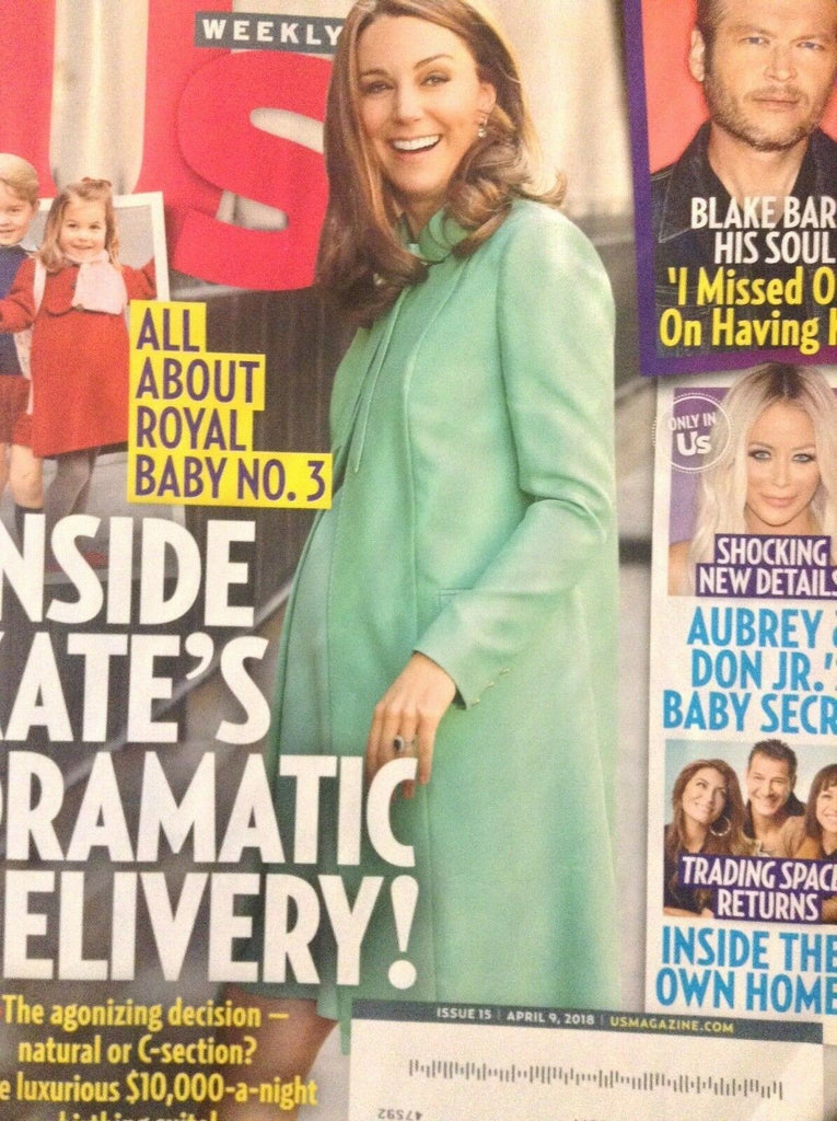 Us Weekly Magazine Princess Kate Baby No.3 April 9, 2018 012419nonrh