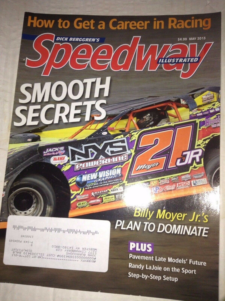 Speedway Illustrated Magazine Billy Moyer Jr. May 2013 040717NONRH