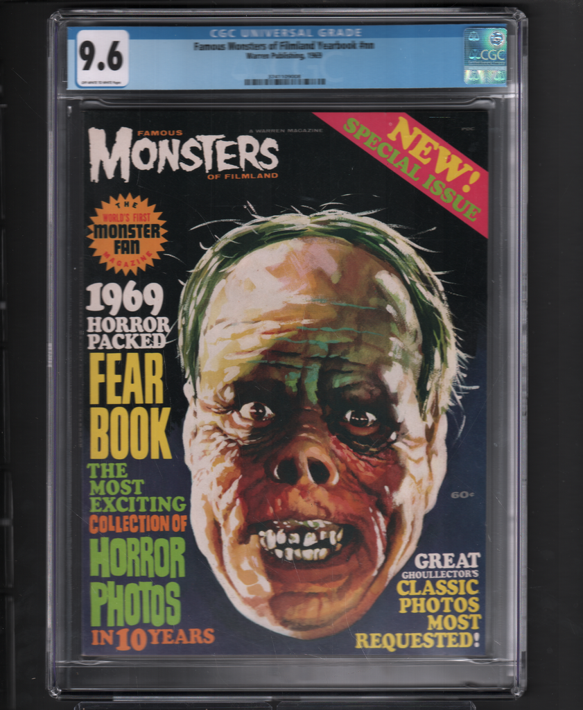 Famous Monsters Of Filmland Yearbook 1969 Warren CGC 9.6 020221DBGD