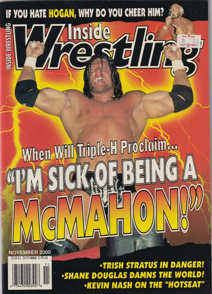 Inside Wrestling Magazine Triple H Hulk Hogan November 2000 060319nonr