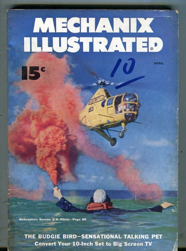 Mechanix Illustrated Magazine April 1951 Helicopter Rescue Pilots 062217nonjhe