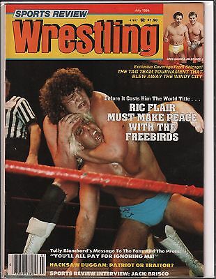 Sports Review Wrestling July 1984 Ric Flair EX 120715DBE2